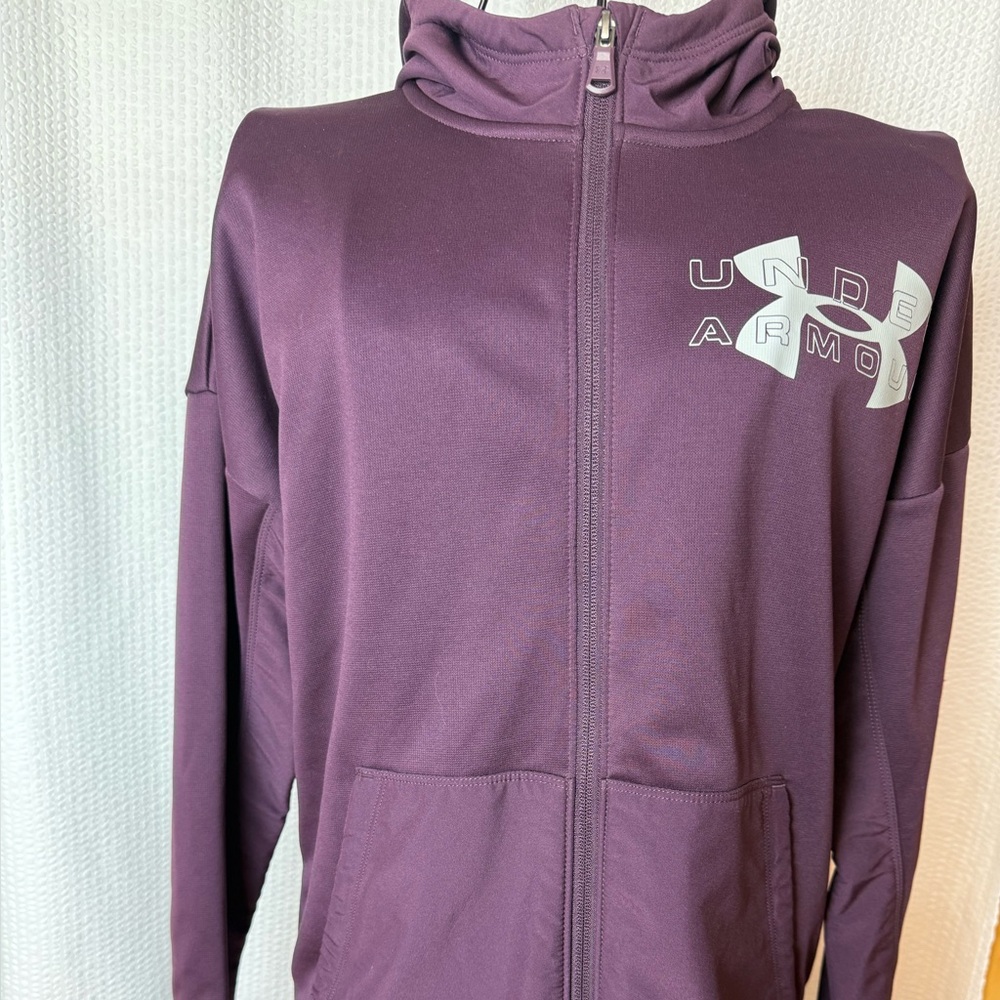 Under Armour Purple Full-Zip Hoodie